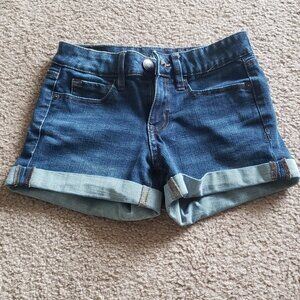 Aero low rise midi jean shorts